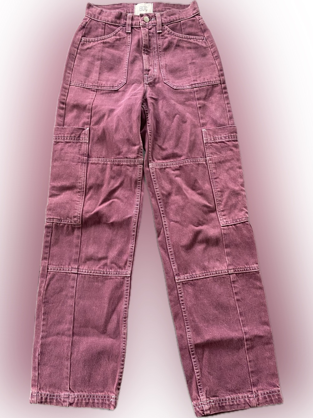 BDG Cargo Wide Leg Retro 90s Jeans